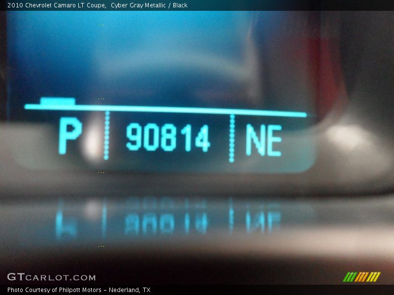 Cyber Gray Metallic / Black 2010 Chevrolet Camaro LT Coupe