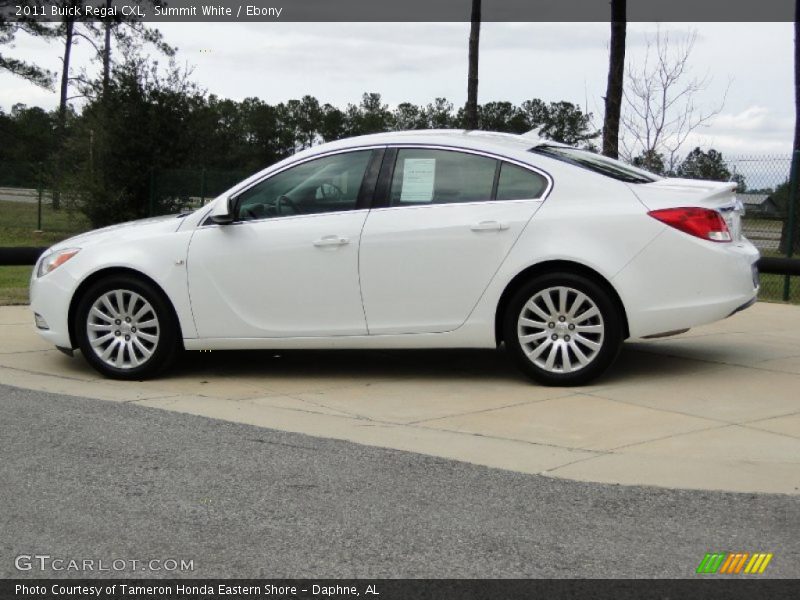 Summit White / Ebony 2011 Buick Regal CXL