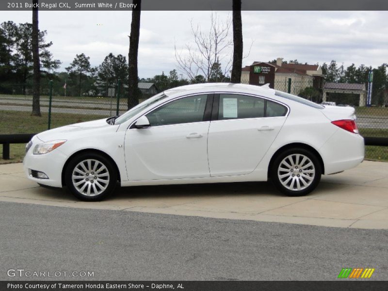 Summit White / Ebony 2011 Buick Regal CXL