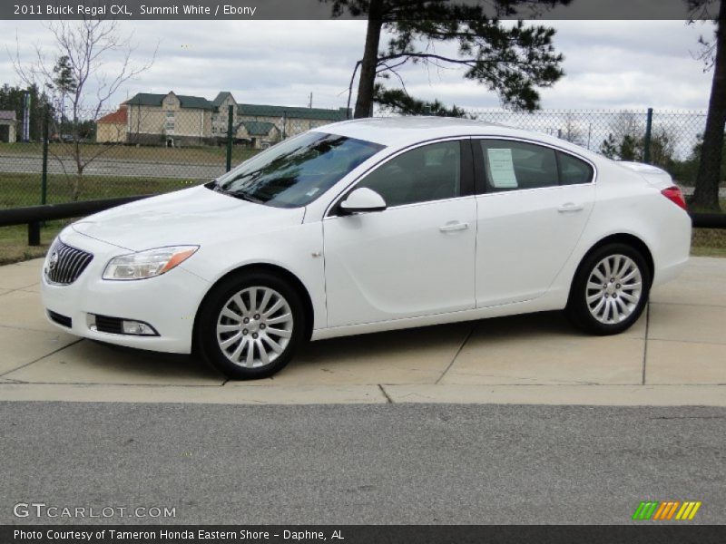 Summit White / Ebony 2011 Buick Regal CXL