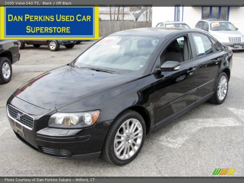 Black / Off Black 2005 Volvo S40 T5
