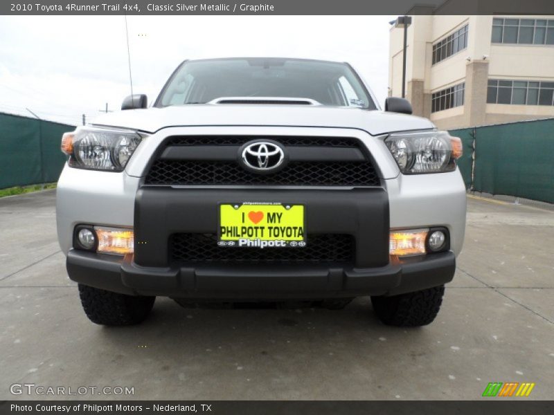 Classic Silver Metallic / Graphite 2010 Toyota 4Runner Trail 4x4