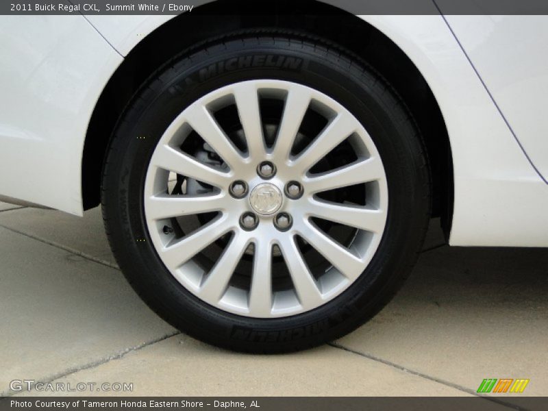 Summit White / Ebony 2011 Buick Regal CXL