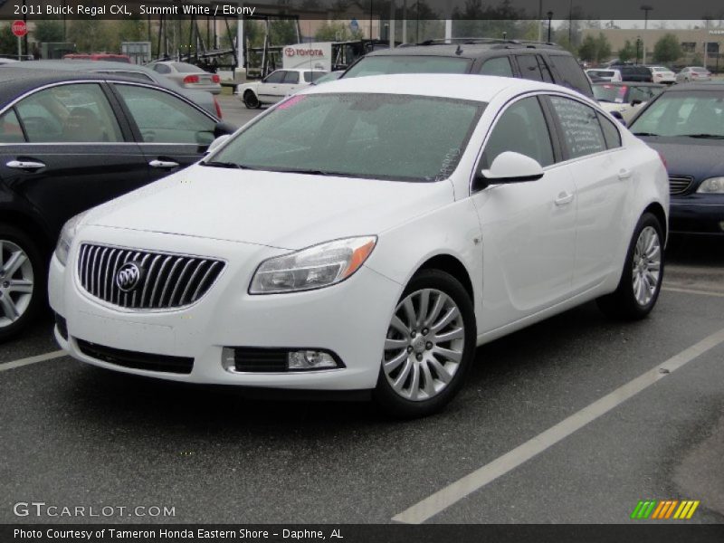 Summit White / Ebony 2011 Buick Regal CXL