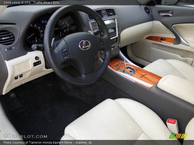  2009 IS 250 Ecru Interior