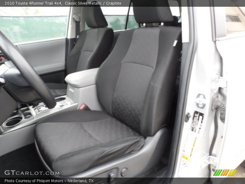 Front Seat of 2010 4Runner Trail 4x4