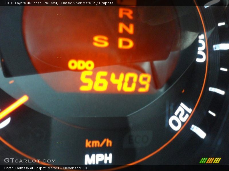 Classic Silver Metallic / Graphite 2010 Toyota 4Runner Trail 4x4