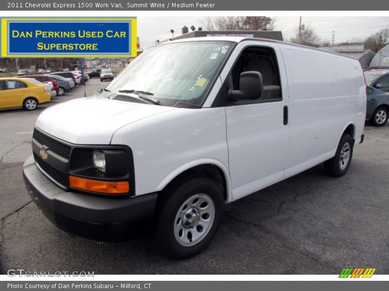 Summit White / Medium Pewter 2011 Chevrolet Express 1500 Work Van