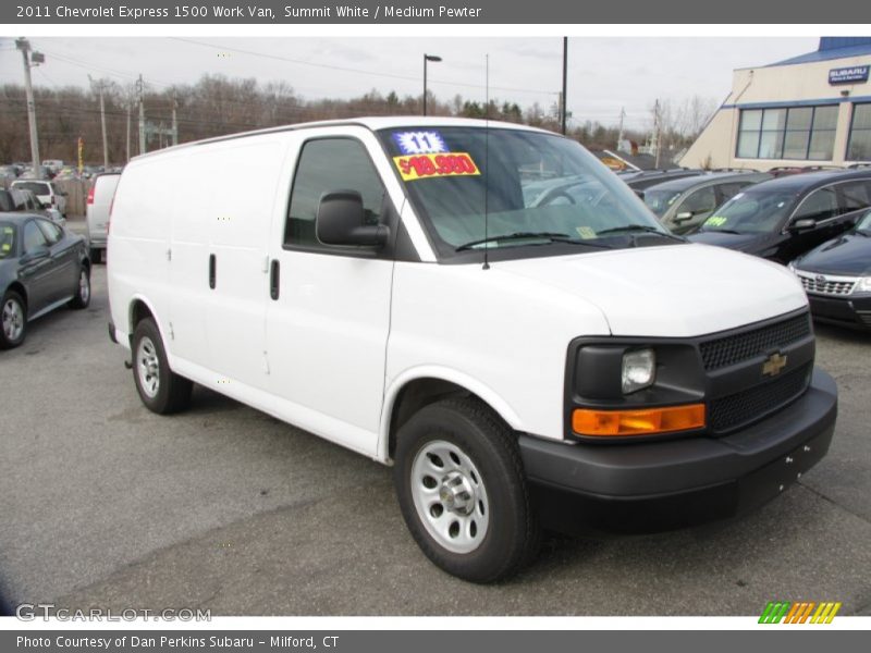 Summit White / Medium Pewter 2011 Chevrolet Express 1500 Work Van