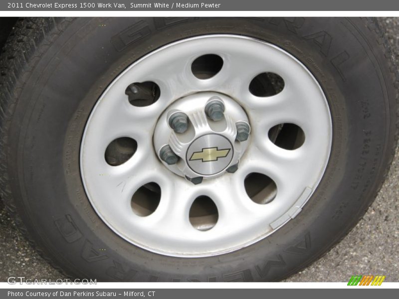 Summit White / Medium Pewter 2011 Chevrolet Express 1500 Work Van