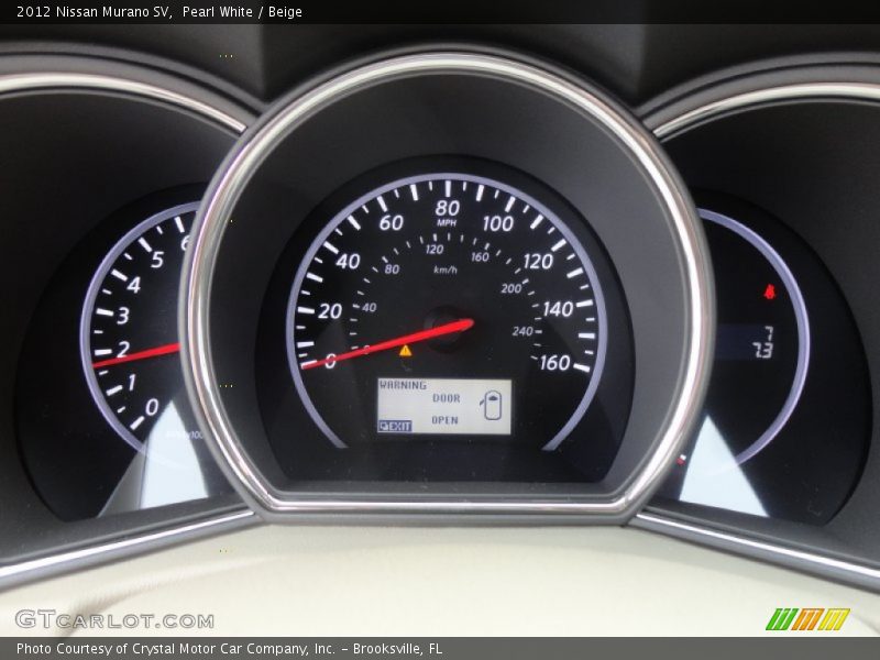 Pearl White / Beige 2012 Nissan Murano SV