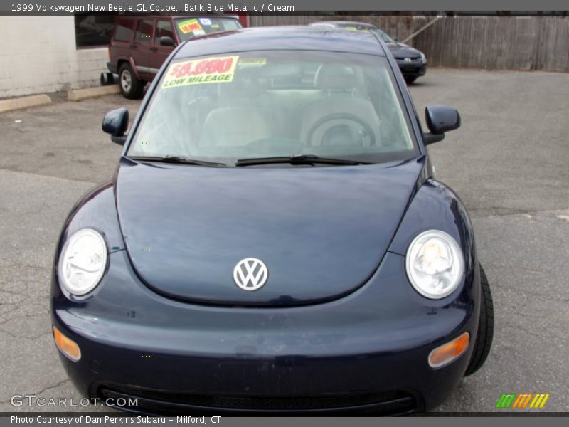 Batik Blue Metallic / Cream 1999 Volkswagen New Beetle GL Coupe