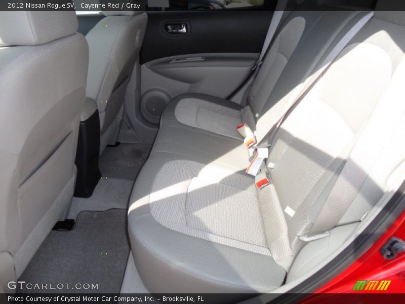 Cayenne Red / Gray 2012 Nissan Rogue SV