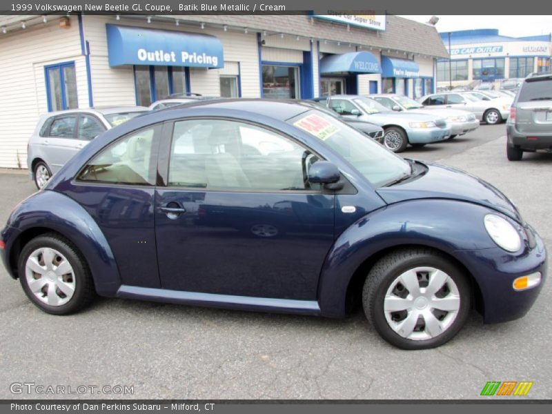 Batik Blue Metallic / Cream 1999 Volkswagen New Beetle GL Coupe