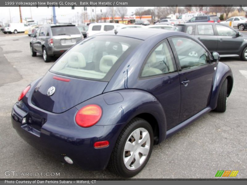 Batik Blue Metallic / Cream 1999 Volkswagen New Beetle GL Coupe