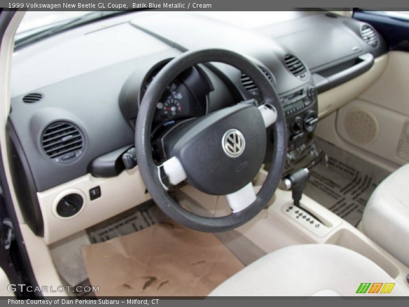 Batik Blue Metallic / Cream 1999 Volkswagen New Beetle GL Coupe