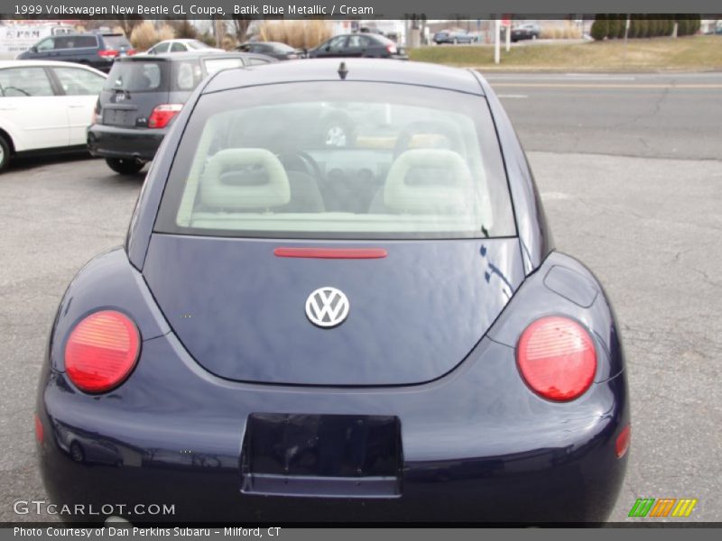 Batik Blue Metallic / Cream 1999 Volkswagen New Beetle GL Coupe