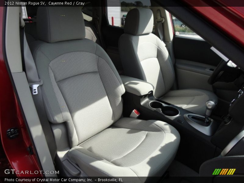 Cayenne Red / Gray 2012 Nissan Rogue SV