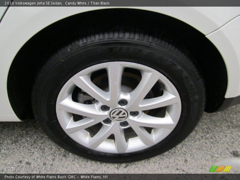 Candy White / Titan Black 2010 Volkswagen Jetta SE Sedan
