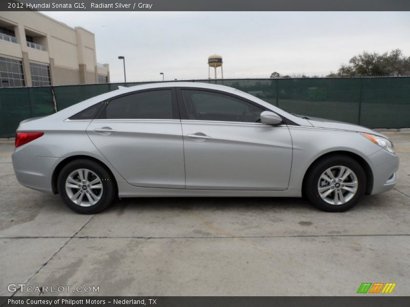 Radiant Silver / Gray 2012 Hyundai Sonata GLS
