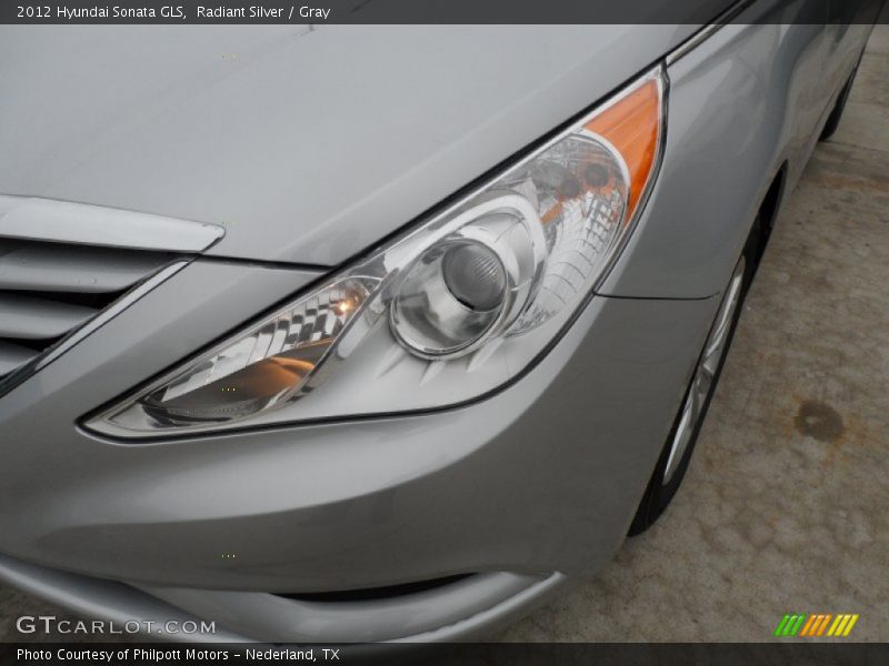 Radiant Silver / Gray 2012 Hyundai Sonata GLS