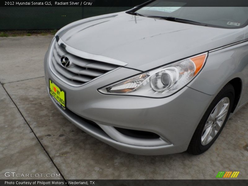 Radiant Silver / Gray 2012 Hyundai Sonata GLS