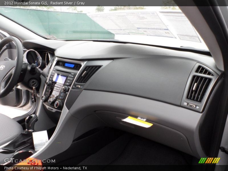 Radiant Silver / Gray 2012 Hyundai Sonata GLS