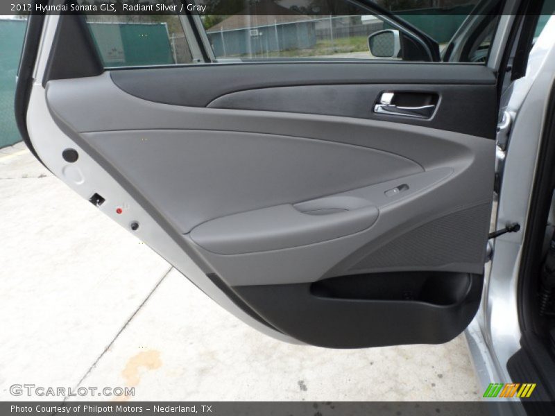 Radiant Silver / Gray 2012 Hyundai Sonata GLS