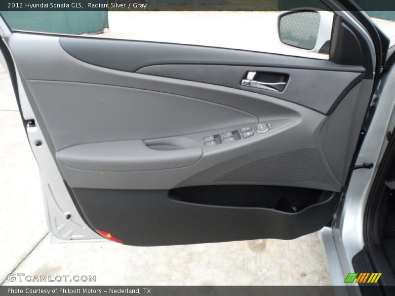 Radiant Silver / Gray 2012 Hyundai Sonata GLS