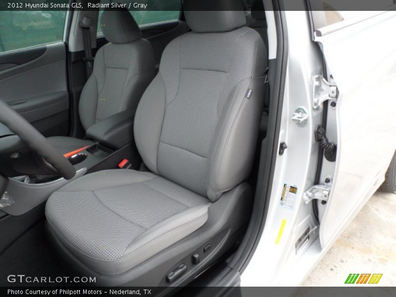 Radiant Silver / Gray 2012 Hyundai Sonata GLS