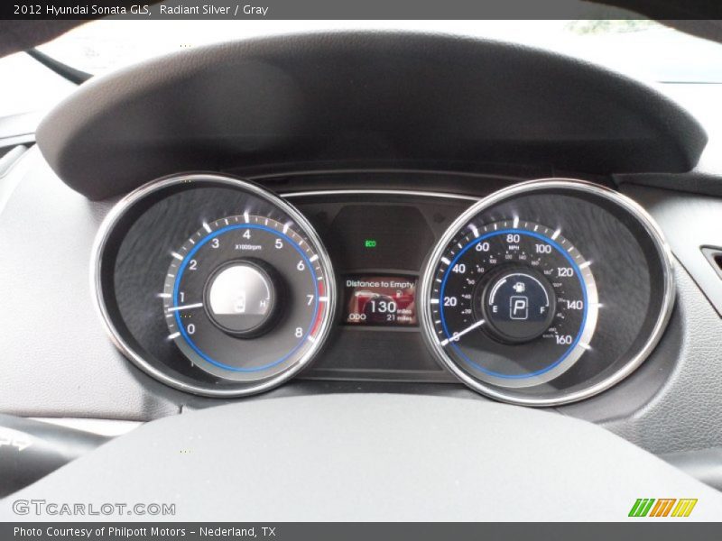 Radiant Silver / Gray 2012 Hyundai Sonata GLS