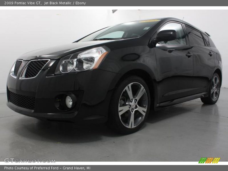 Jet Black Metallic / Ebony 2009 Pontiac Vibe GT