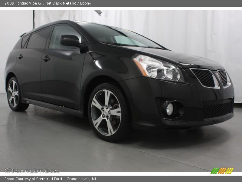 Jet Black Metallic / Ebony 2009 Pontiac Vibe GT