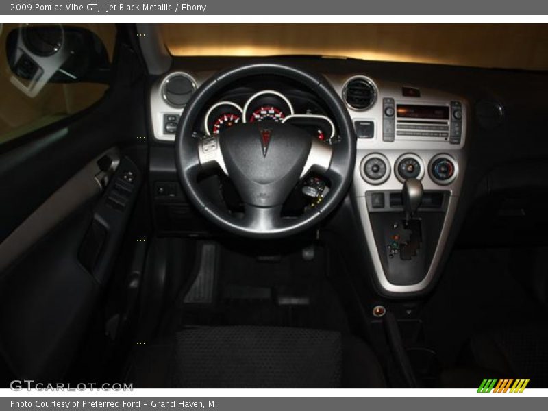 Jet Black Metallic / Ebony 2009 Pontiac Vibe GT