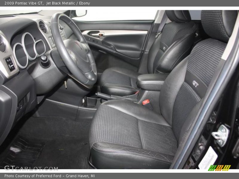 Jet Black Metallic / Ebony 2009 Pontiac Vibe GT