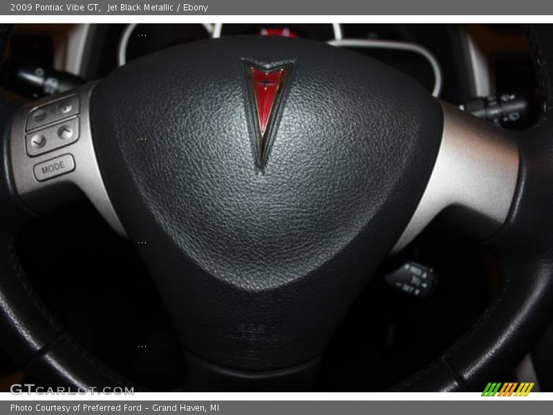 Jet Black Metallic / Ebony 2009 Pontiac Vibe GT