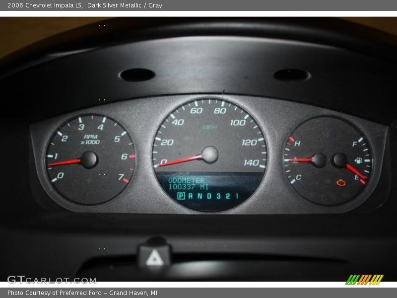 Dark Silver Metallic / Gray 2006 Chevrolet Impala LS