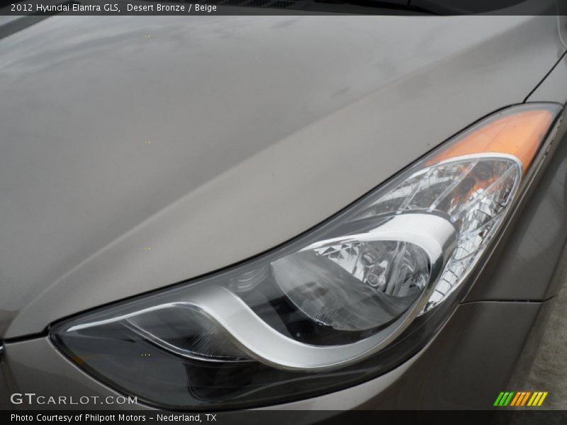 Desert Bronze / Beige 2012 Hyundai Elantra GLS