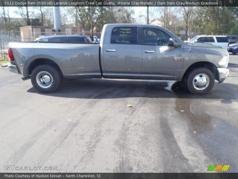 Mineral Gray Metallic / Dark Slate Gray/Medium Graystone 2011 Dodge Ram 3500 HD Laramie Longhorn Crew Cab Dually