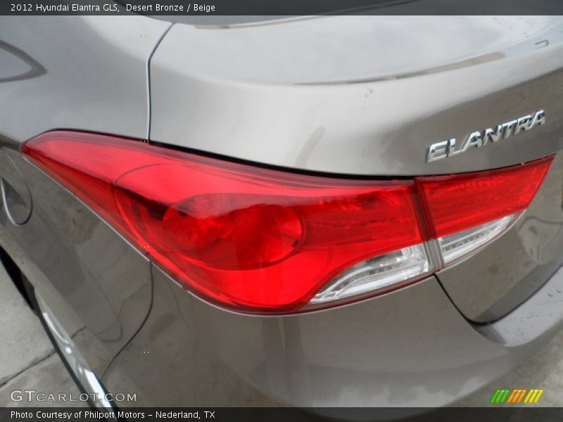 Desert Bronze / Beige 2012 Hyundai Elantra GLS