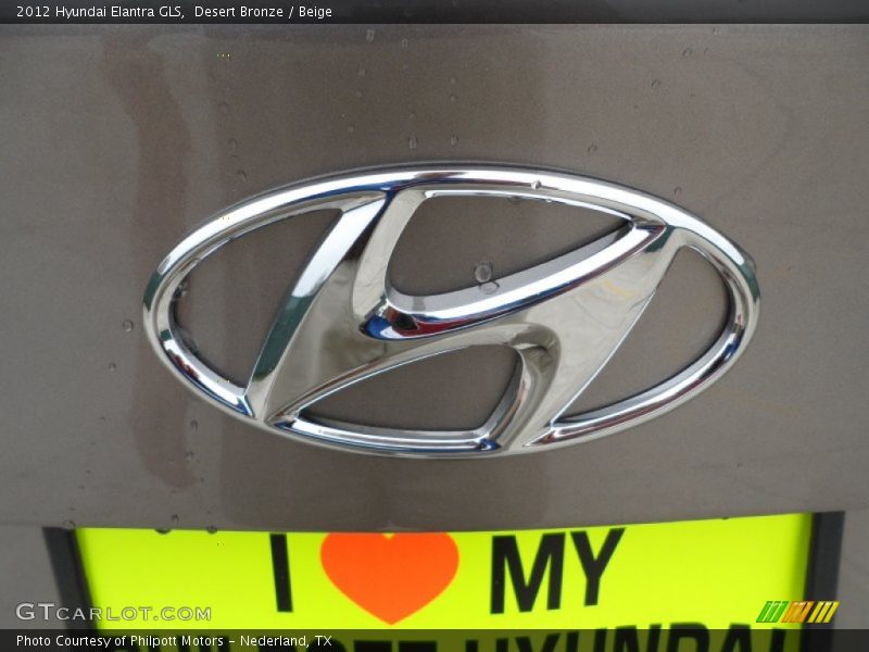 Desert Bronze / Beige 2012 Hyundai Elantra GLS