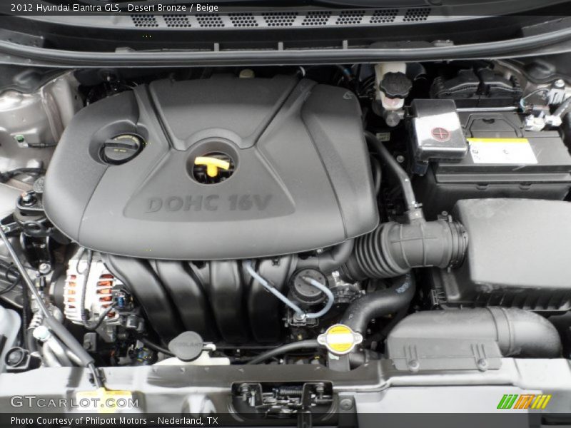  2012 Elantra GLS Engine - 2.0 Liter DOHC 16-Valve D-CVVT 4 Cylinder