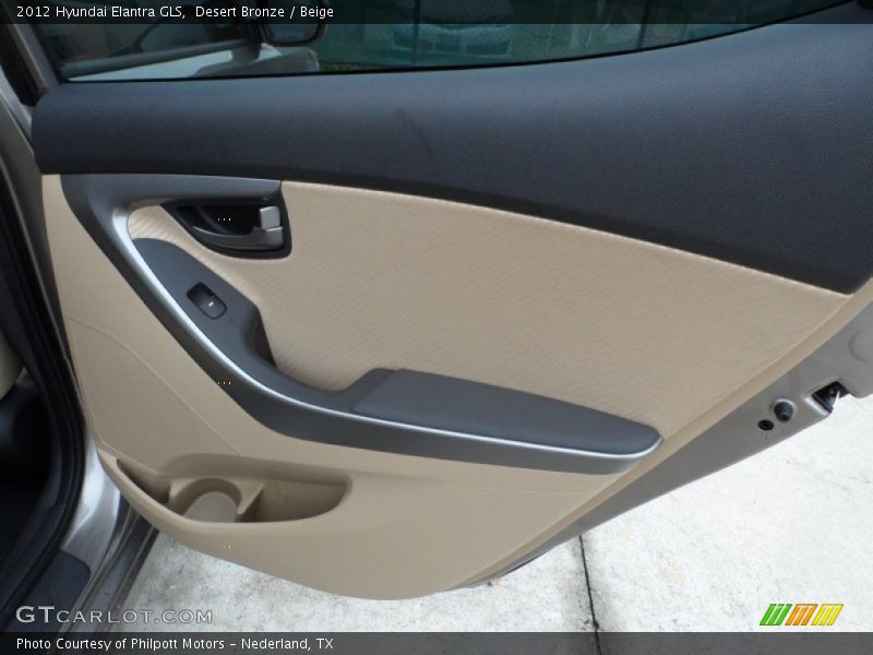 Desert Bronze / Beige 2012 Hyundai Elantra GLS