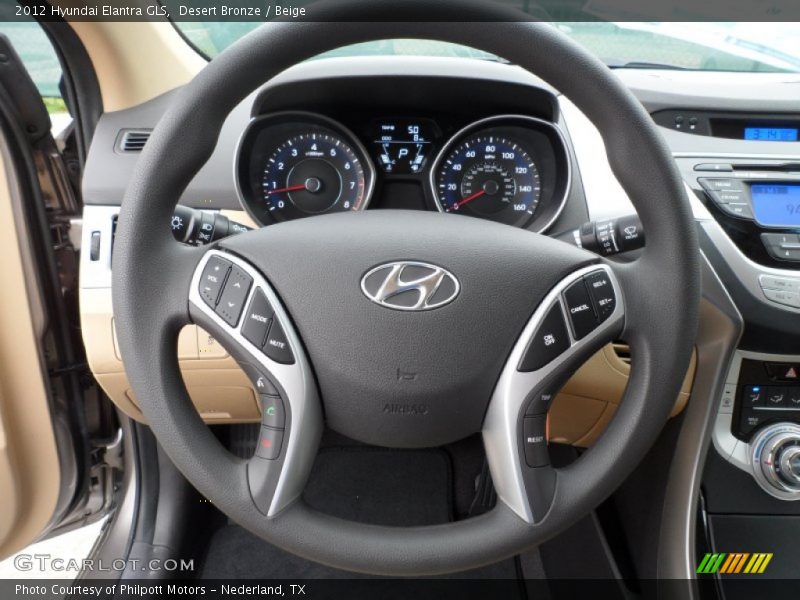 2012 Elantra GLS Steering Wheel