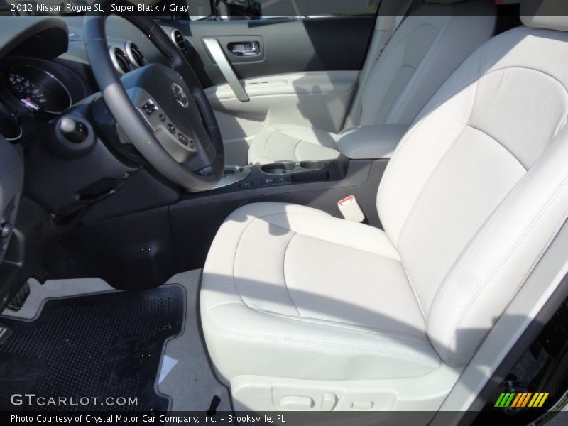 Super Black / Gray 2012 Nissan Rogue SL