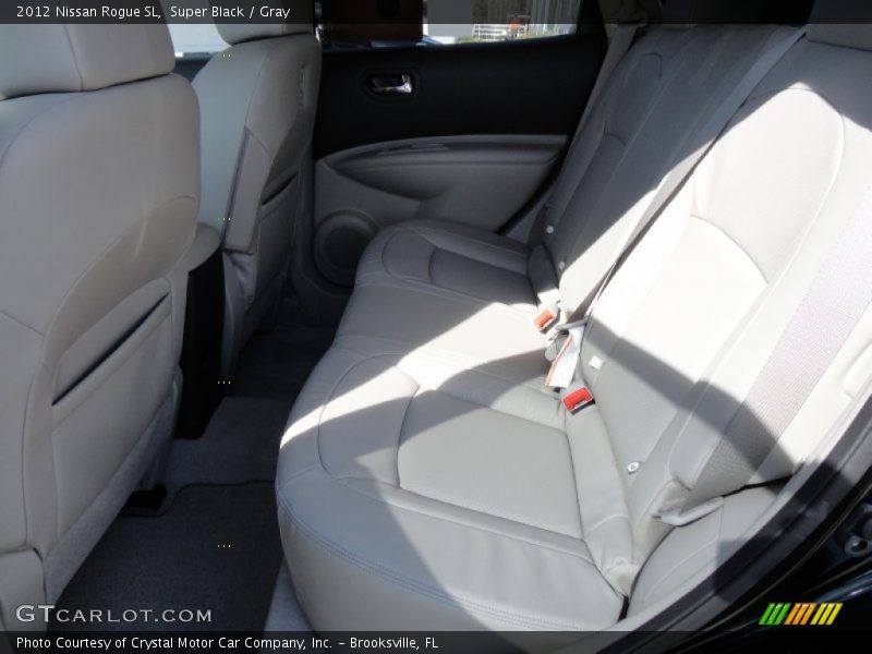Super Black / Gray 2012 Nissan Rogue SL