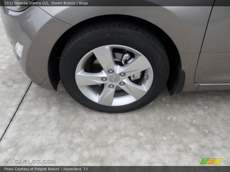 Desert Bronze / Beige 2012 Hyundai Elantra GLS