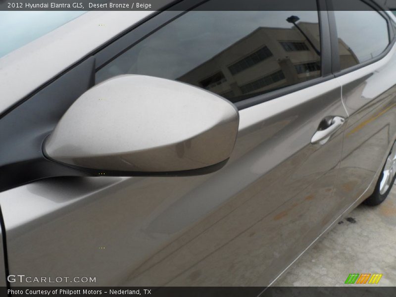 Desert Bronze / Beige 2012 Hyundai Elantra GLS