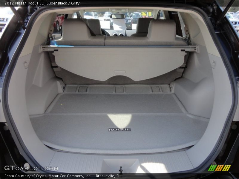 Super Black / Gray 2012 Nissan Rogue SL