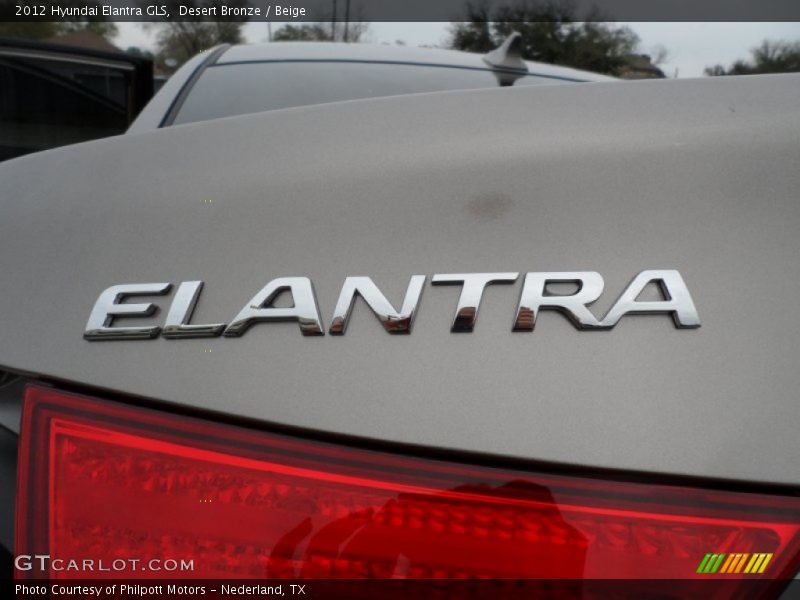 Desert Bronze / Beige 2012 Hyundai Elantra GLS